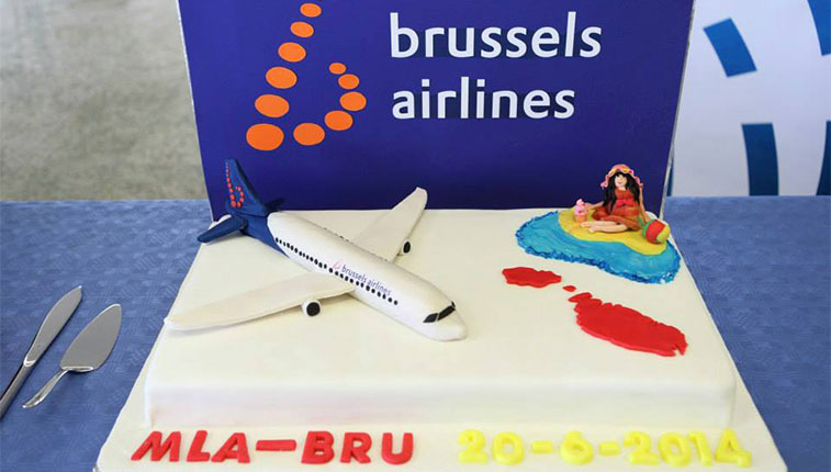 Brussels Airlines inaugurates first flight to Malta